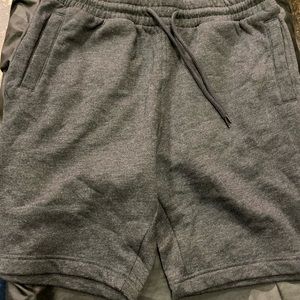 Grey lounge shorts